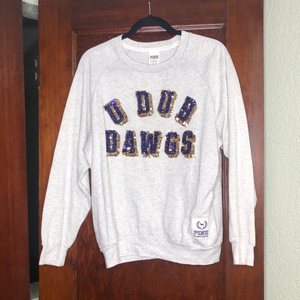 University of Washington Sequined Sweatshirt